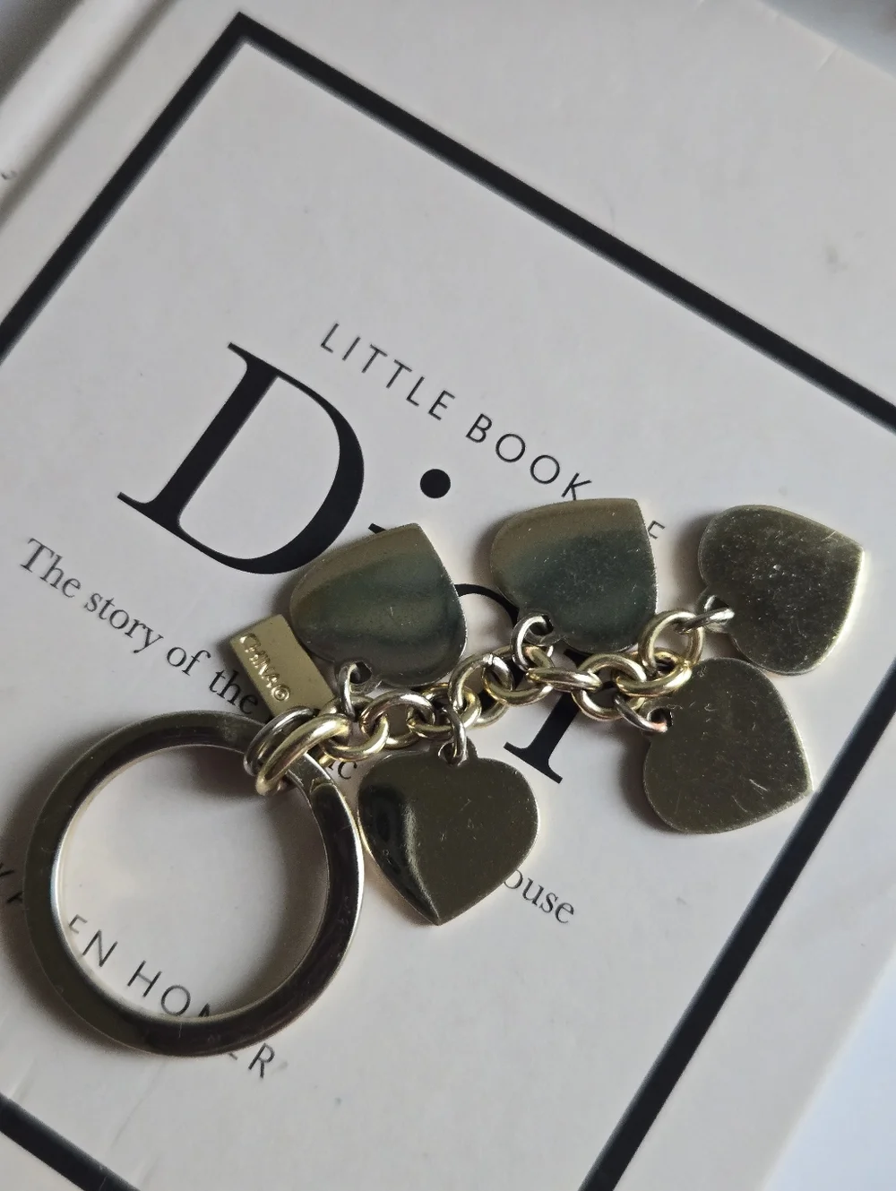 GUC Coach Multicolor Heart Charm Keychain
